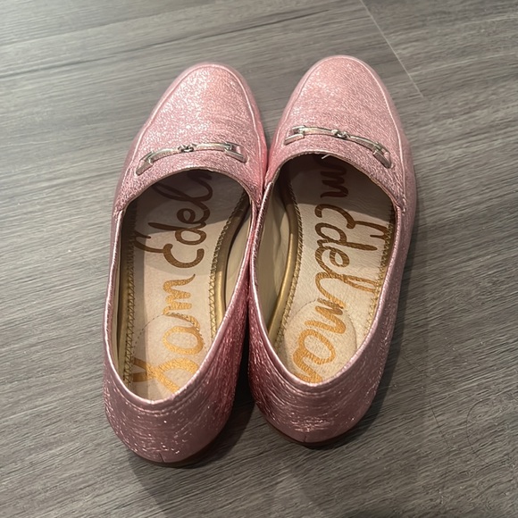 Sam Edelman Metallic Pink Loafer - Picture 3 of 5